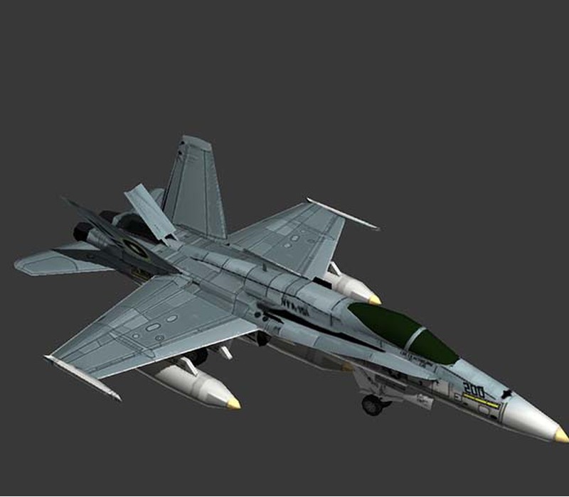 安次3D f18舰载战斗机 